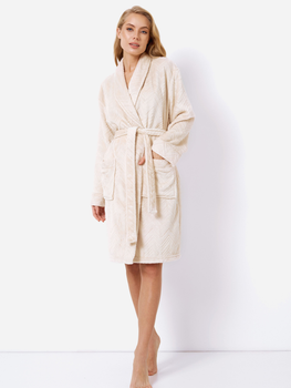 Szlafrok Aruelle Zahra bathrobe XL Beżowy (5905616140315)