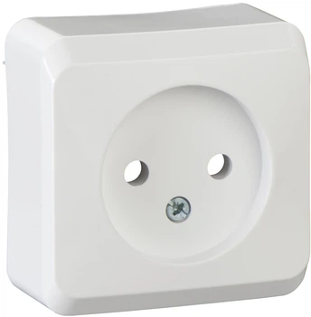 Розетка без заземления Schneider Electric Prima Белая (WDE001000)