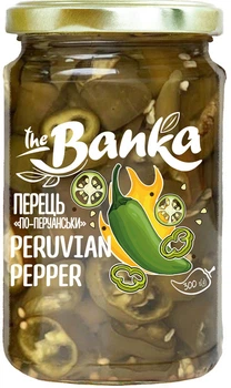 Перець гострий The Banka По-перуанськи 300 г (314 мл) скло (4823124600910_1)