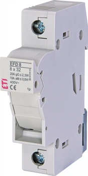 Тримач запобіжника 1P 20A 400В 8х32мм [2520001] EFD 8 ETI