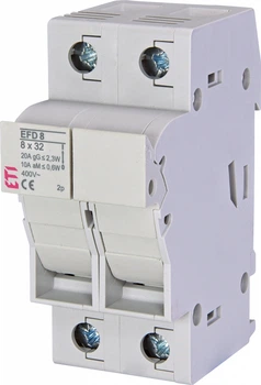 Держатель предохранителя 2P 20A 400В 8х32мм [2520003] EFD 8 ETI
