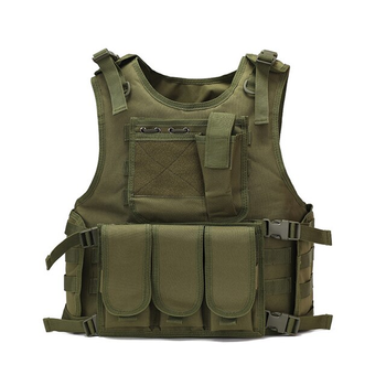 Жилет тактический военный разгрузка Tactical Vest A67 оливковый