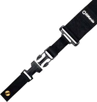 Гитарный ремень DIMARZIO ELASTIC CLIPLOCK BLACK