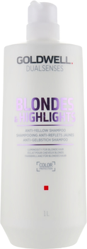 Szampon Goldwell Dualsenses Blondes & Highlights przeciw żółknięciu włosów blond i z refleksami 1000 ml (4021609029120)