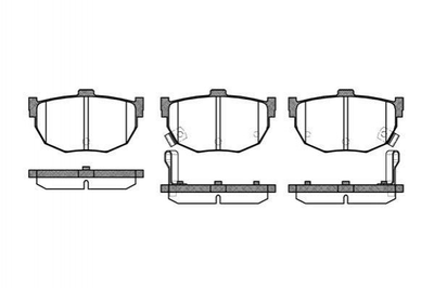 Тормозные колодки WOKING P3943.32 KIA Cerato, Soul 2FA1058302, 583022FA10, 583022FA00