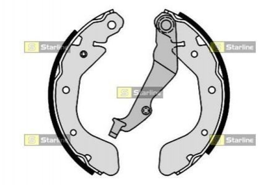 Тормозные колодки STARLINE BC 01001 Daewoo Lanos; Chevrolet Aveo 1605307, 95375903, 93740251