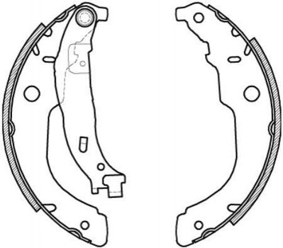 Тормозные колодки REMSA 421200 Peugeot 207, 208; Citroen DS3, C3, C4 4241N3