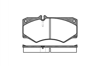 Гальмівні колодки REMSA 004730 Mercedes G-Class; Volkswagen LT A6014210208, A6014208720, A6014207620