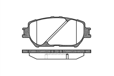 Тормозные колодки REMSA 088400 Toyota Camry 04465YZZF5, 04465YZZ63, 0446530080