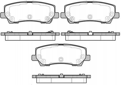 Тормозные колодки REMSA 1621.15 Ford USA Mustang