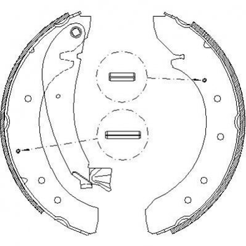 Колодки гальмівні REMSA 471900 Fiat Ducato, Scudo; Citroen Jumpy, Jumper; Peugeot Boxer, Expert 4241H5, 4241N4, 9467549388