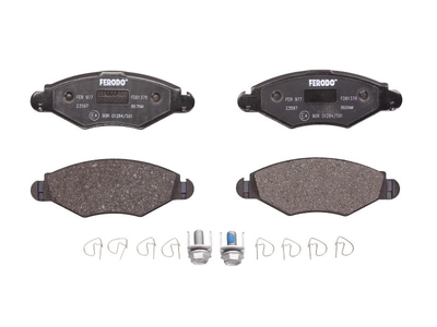 Гальмівні колодки FERODO FDB1378 Peugeot 206, 306; Citroen Xsara 172082, 425166, 425169