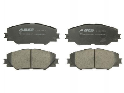 Тормозные колодки ABE C12122ABE Toyota Auris, Rav-4, Prius; Lexus LS 04465YZZE8, 04465YZZDY, 0446542190