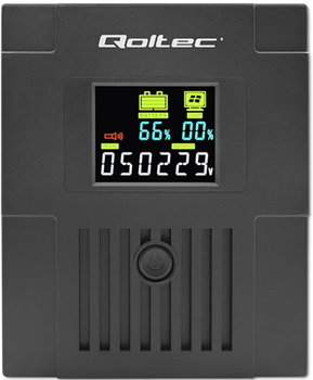 UPS Qoltec Monolith 2000VA 1200W LCD USB (5901878537719)