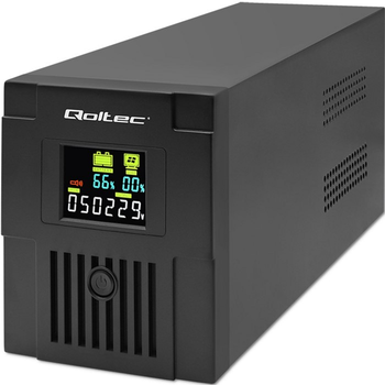 ИБП Qoltec Monolith 2000VA 1200W LCD USB (5901878537719)