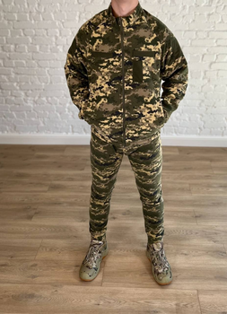 Військово-Тактичний костюм для ЗСУ, НГУ осінній на флісі Піксель XXL