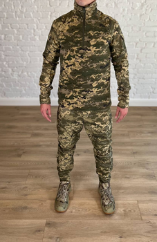 Военно-тактическая форма для ВСУ, НГУ на флисе рип-стоп убакс со штанами Пиксель XXXL