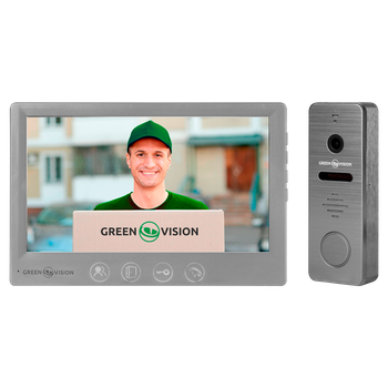 Комплект видеодомофона GreenVision GV-002-GV-058+GV-005
