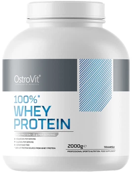 Сироватковий протеїн OstroVit Whey Protein 100% порошок 2000 г Тірамісу (5903933910499)