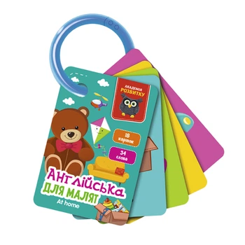 Карточки на кольце "Дома" Vladi Toys VT5000-18 английский язык