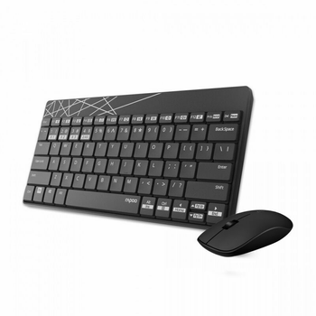 Комплект (клавиатура + мышь) RAPOO 8000М Wireless Mouse & Keyboard Combo - б/у