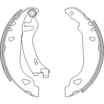 Тормозные колодки ROADHOUSE 4179.01 Fiat Punto, Tipo