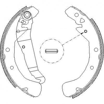 Тормозные колодки ROADHOUSE 4422.00 Opel Astra, Combo, Kadett, Zafira, Vectra 04431ST3E00, 1605064, 1605358