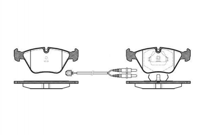 Гальмівні колодки ROADHOUSE 2270.22 Peugeot 605 425094, 447615116E, 447615115E