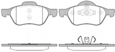 Тормозные колодки ROADHOUSE 296240 Renault Laguna 8671016654