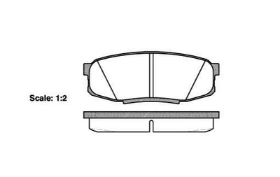 Тормозные колодки ROADHOUSE 21272.00 Toyota Land Cruiser, Sequoiva; Lexus LX, GX 04466YZZAC, 0446660160, 0446660120