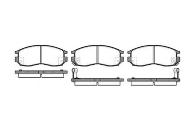 Гальмівні колодки ROADHOUSE 2460.02 Mitsubishi Galant, Lancer, Colt; Chrysler SEBRING 58101M2A01, MB699174, MB699266