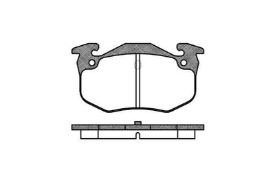 Гальмівні колодки ROADHOUSE 2144.60 Peugeot 306, 206; Citroen Xsara; Renault Clio 425104, 425196, 425271