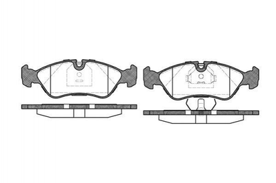 Тормозные колодки ROADHOUSE 228630 Opel Kadett, Astra, Vectra, Omega, Ascona; Daewoo Espero, Lanos, Nexia 11046152, 90297770