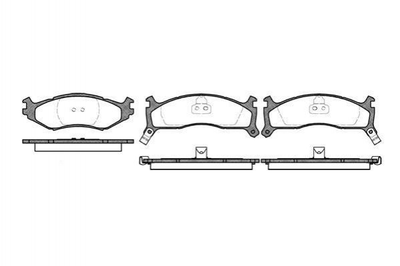 Гальмівні колодки ROADHOUSE 2484.02 Chrysler LeBaron, Voyager, Neon 4423715, 4423725, 4740776