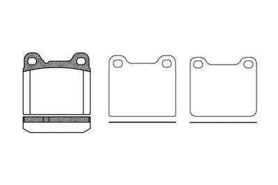 Тормозные колодки ROADHOUSE 2257.20 Volvo C70, V70 270166, 2701662, 271336