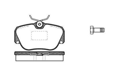 Гальмівні колодки ROADHOUSE 228400 Mercedes C-Class 0004208920, 0004209020, 0004209120