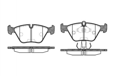 Гальмівні колодки ROADHOUSE 227015 BMW 5 Series 34111163387, 341111163953, 34111164330