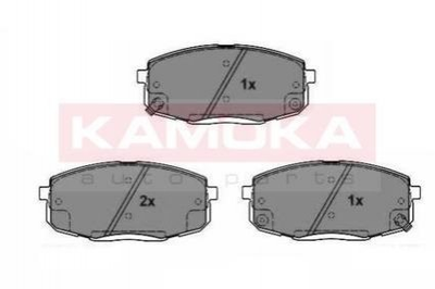 Тормозные колодки KAMOKA JQ101202 KIA Ceed, Carens, Pro Ceed; Hyundai I30; Renault Laguna 0K2JA3328Z, 0K2JA3328ZA, 581011HA00