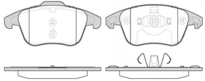 Тормозные колодки ROADHOUSE 21249.30 Citroen C4; Peugeot 208, 3008, 308, 307, 207 1609987980