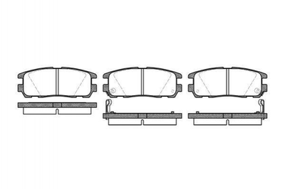 Тормозные колодки ROADHOUSE 2426.02 Opel Frontera 1605019, 1605851, 9192180