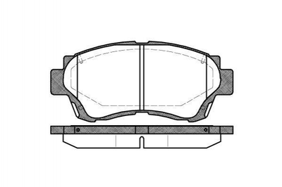 Тормозные колодки ROADHOUSE 2370.00 Toyota Celica, Camry; Lexus ES, LS 04465YZZ63, 0446530080, 0446520590