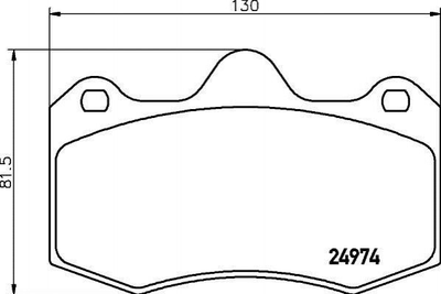 Тормозные колодки MINTEX MDB3077 Seat Ibiza 6LL698151