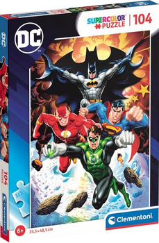 Пазли Clementoni DC Comics Justice League XXL 104 елементи(8005125257232)
