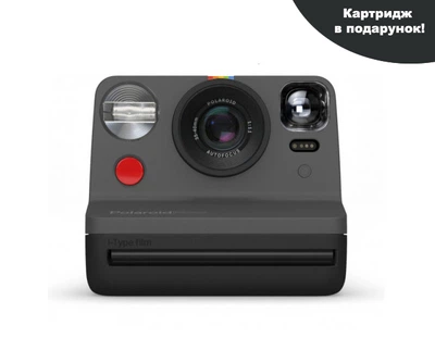 Камера моментальной печати Polaroid Now Black + Набор бумаги в Подарок!