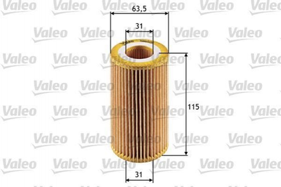 Фільтр масляний Valeo 586505 Opel Astra, Omega, Vectra, Zafira, Frontera 4772166, 5650319, 90540460