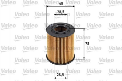 Фільтр масляний Valeo 586528 BMW 5 Series, X5, 3 Series, 7 Series; Opel Omega; Land Rover Range Rover 11422247392, 11428513375, 11428513376