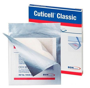 Plastry Bsn Medical Cuticel Classic Gasa Parafinada 10 x 10 cm 5 szt (4042809591170)