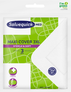 Plastry Salvelox Maxi Cover 3XL Estéril 20 x 9.7 cm 3 szt (7310610020798)