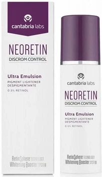 Емульсія, що освітлює Cantabria Neoretin Discrom Control Ultra Emulsion Despigmentante, 30 мл (9578)