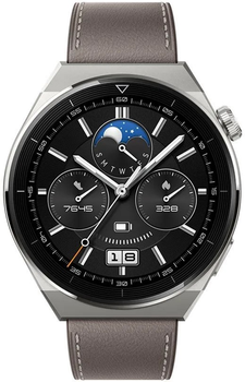Смарт-годинник Huawei Watch GT 3 Pro 46мм Classic Silver (Odin-B19V)